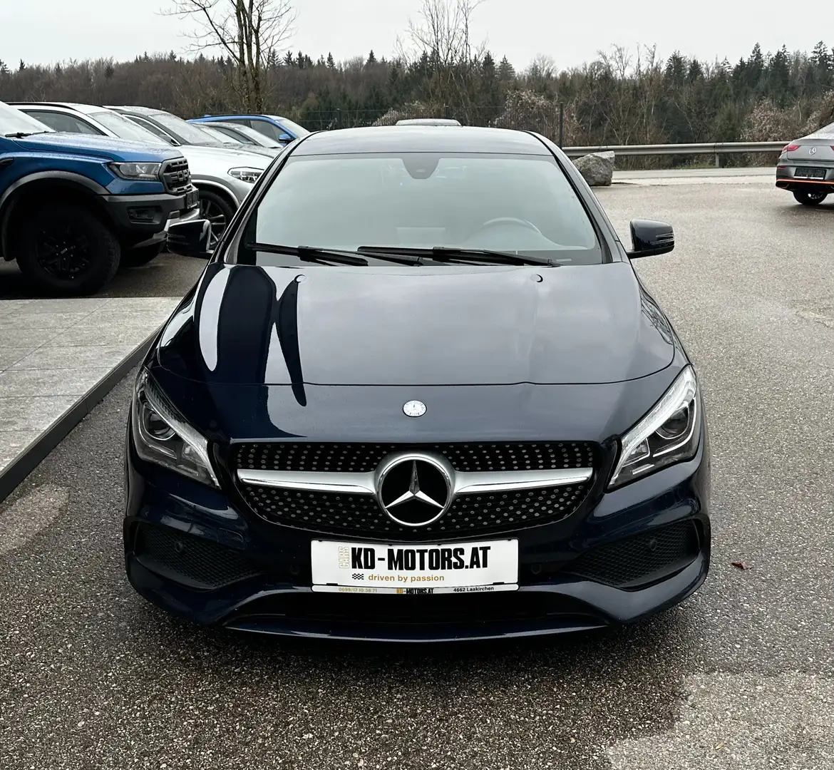 Mercedes-Benz CLA 200 d SB 4Matic Aut. *AMG-Line*Leder*Navi*RFK* Blau - 2