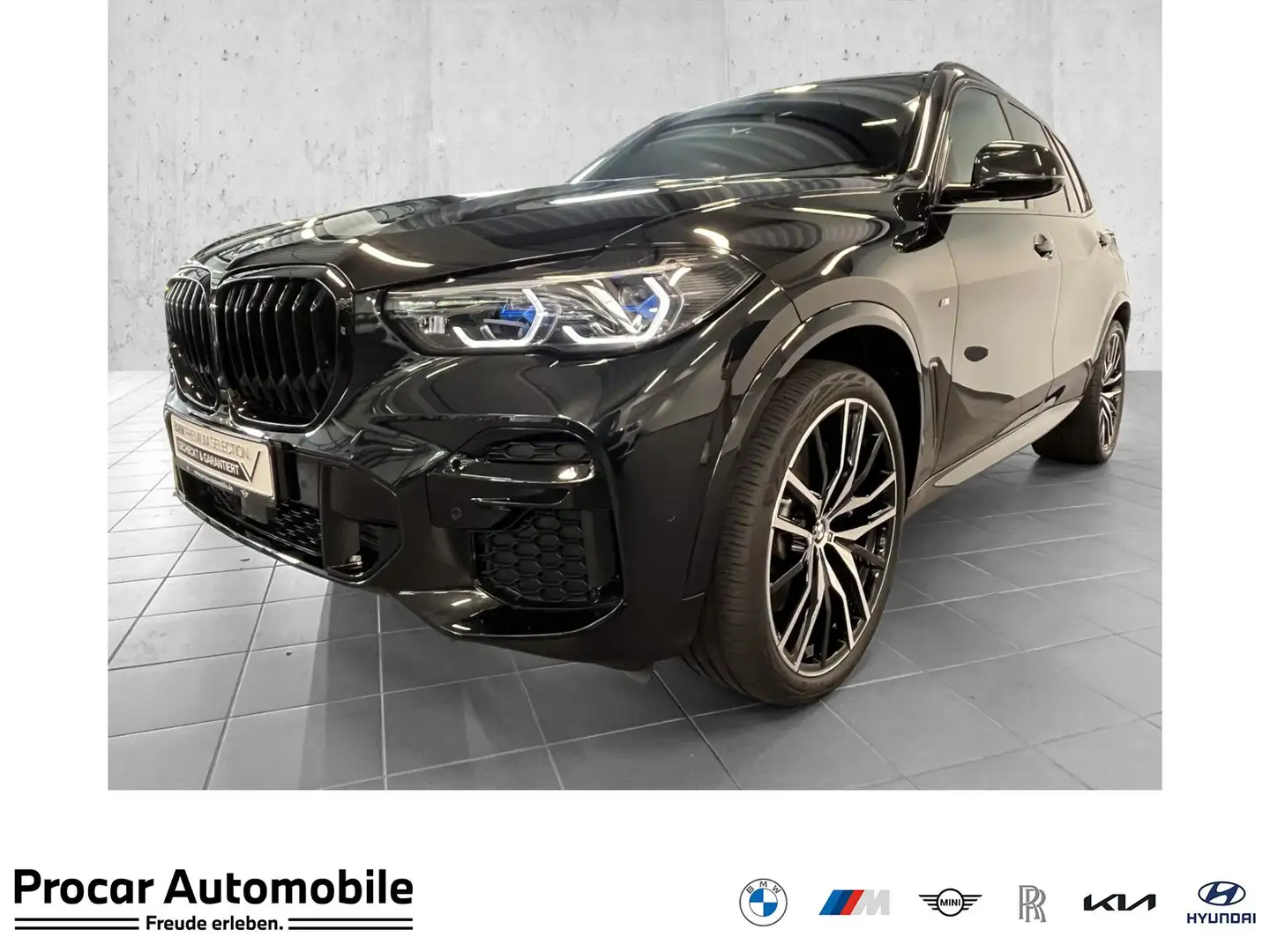 BMW X5 xDrive40d M Sport HUD ACC 360°KAM RFK NAVI Schwarz - 1