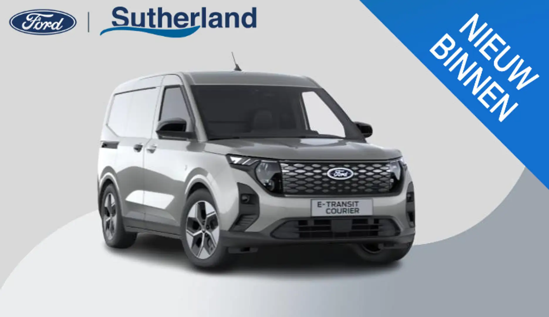 Ford E-Transit Cour. Limited 44 kWh 136pk | Ford Voorraad | Trekh Grijs - 1