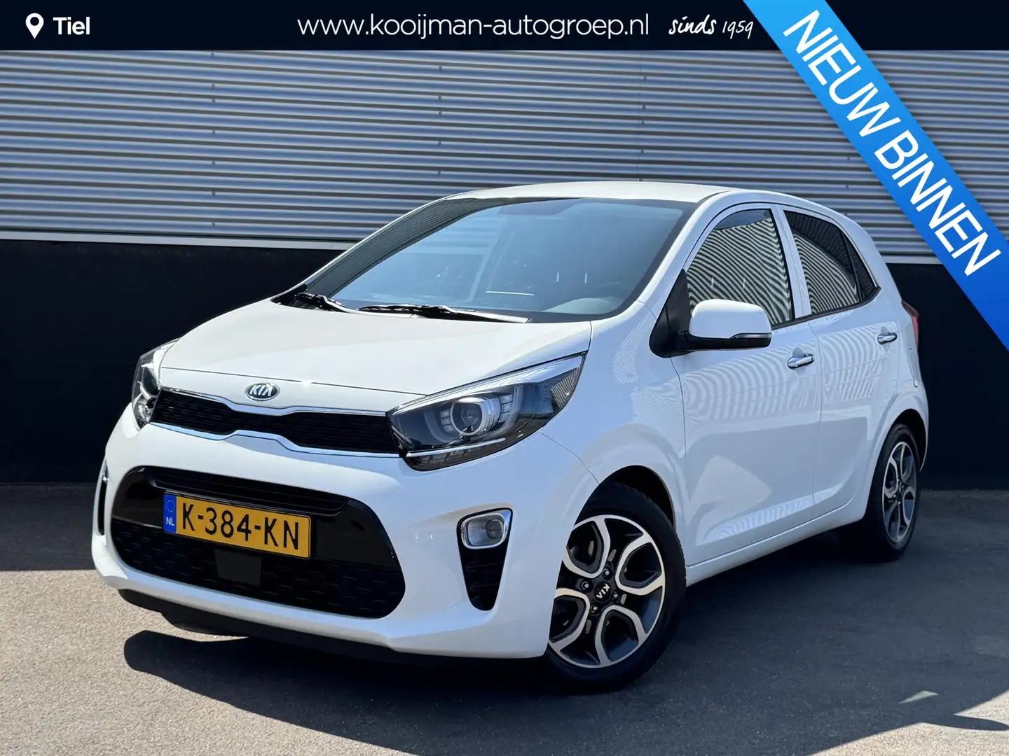 Kia Picanto 1.0 DPi DynamicPlusLine Trekhaak, Navigatie, Clima Blanc - 1
