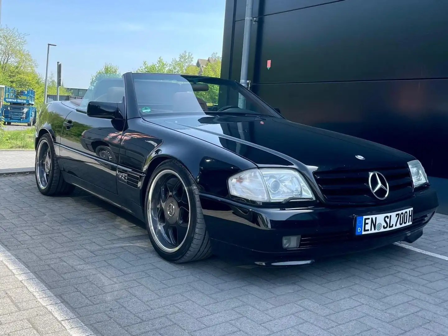 Mercedes-Benz SL 600 V12 Top Zustand 2.Hand dt.Fahrzeug Noir - 1