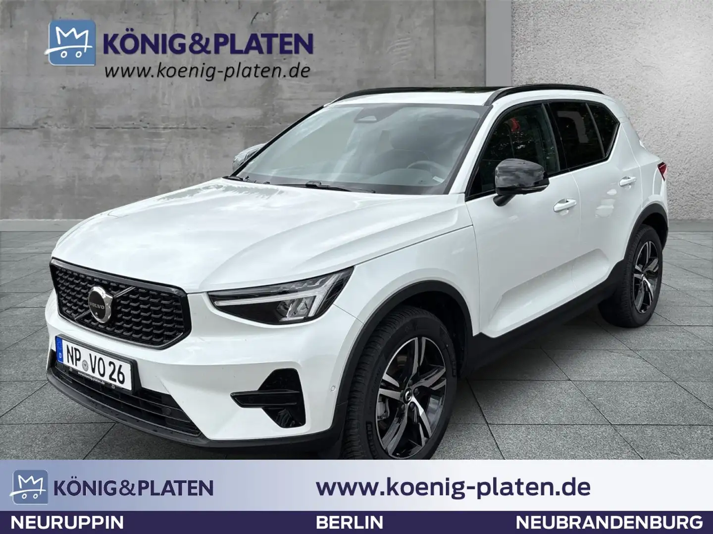 Volvo XC40 B3 2WD Plus Dark (EURO 6d) Klima Rückfahrkamera Weiß - 1