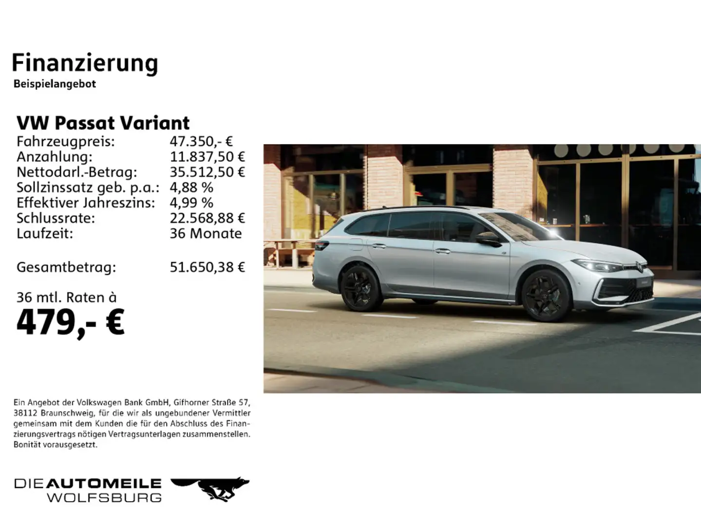 Volkswagen Passat Variant 2.0 TSI 4M DSG R-Line Black Style Silber - 2