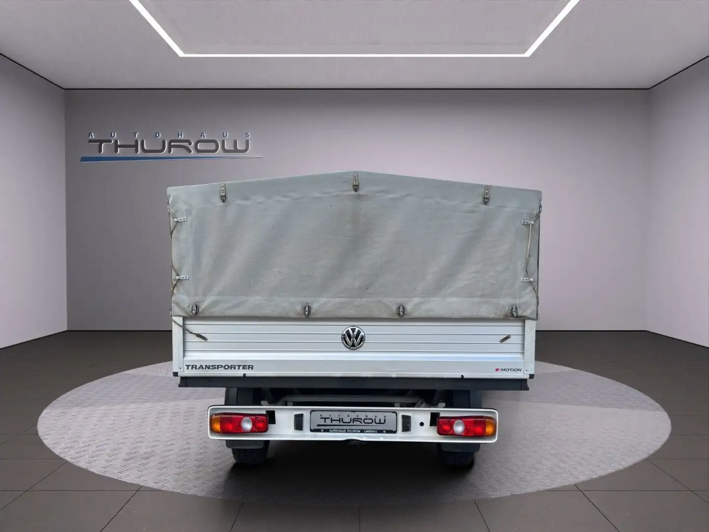 Volkswagen T6 Transporter T6.1 Transporter Doka Pritsche Lang 2.0 TDI 4MOT Weiß - 2