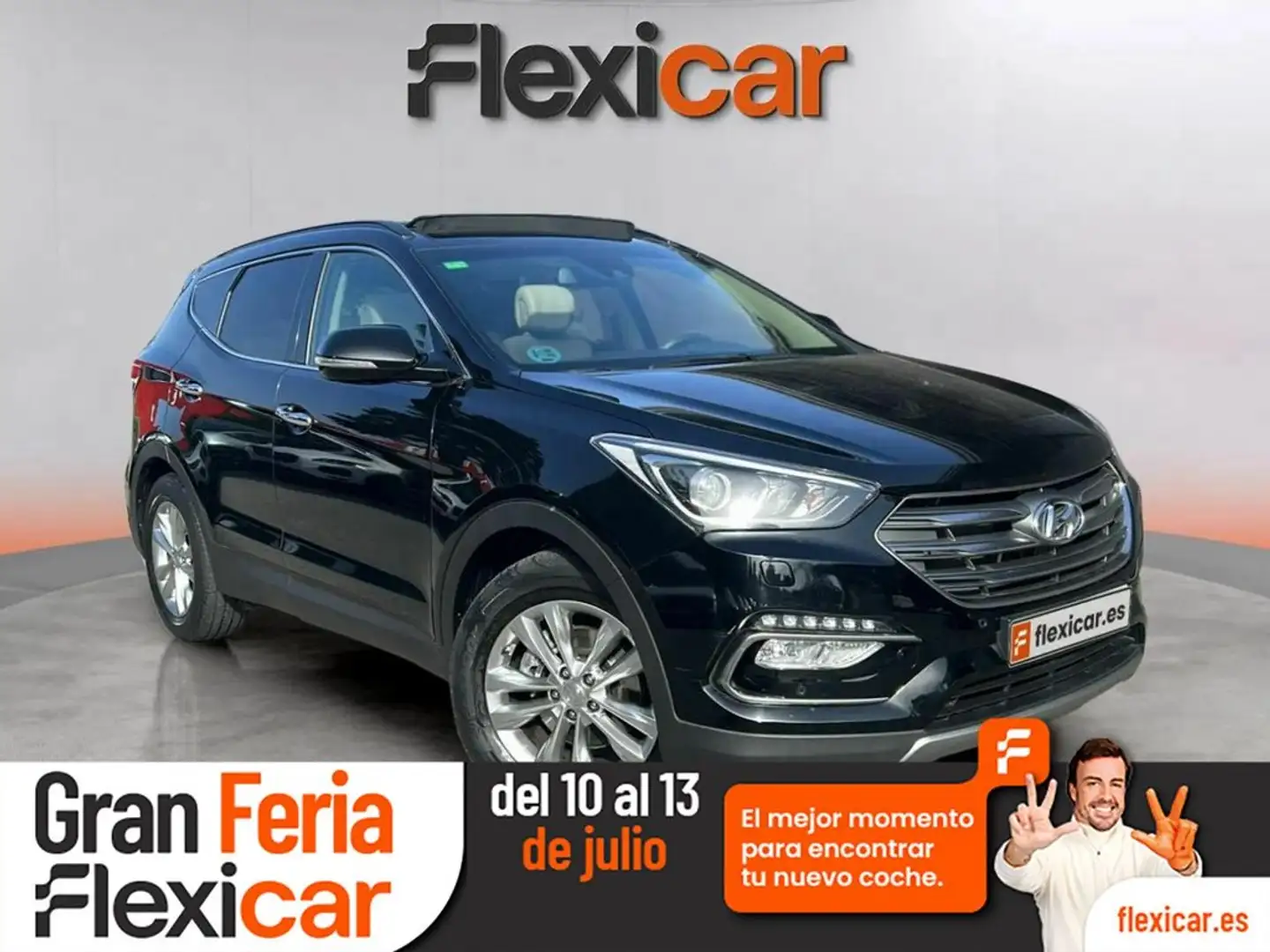 Hyundai SANTA FE 2.2 CRDi Tecno Auto 4x2 7S Noir - 1