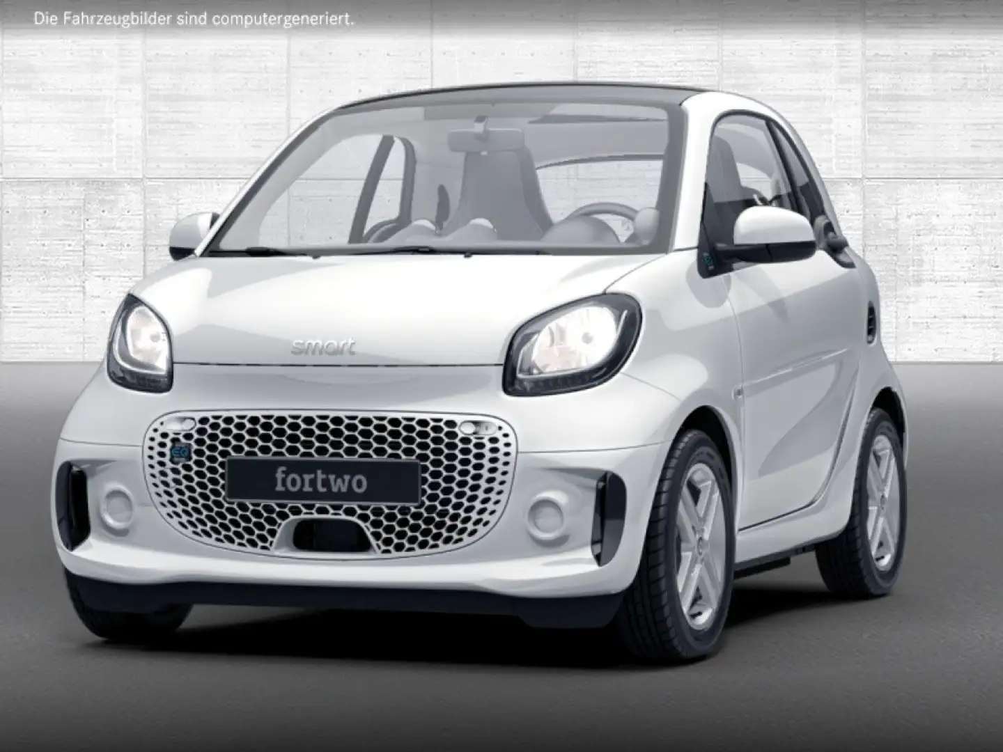 smart forTwo EQ 60kWed passion SHZ Pano PDC+Kamera Klima Blanco - 2