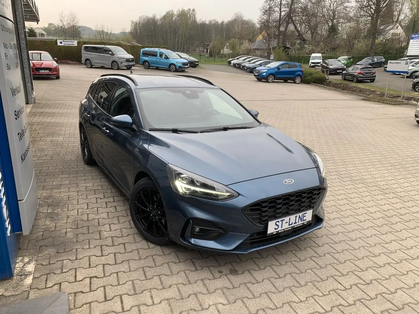 Ford Focus 150 Ps ST-Line B&O Kamera LED TWA ACC Bleu - 2
