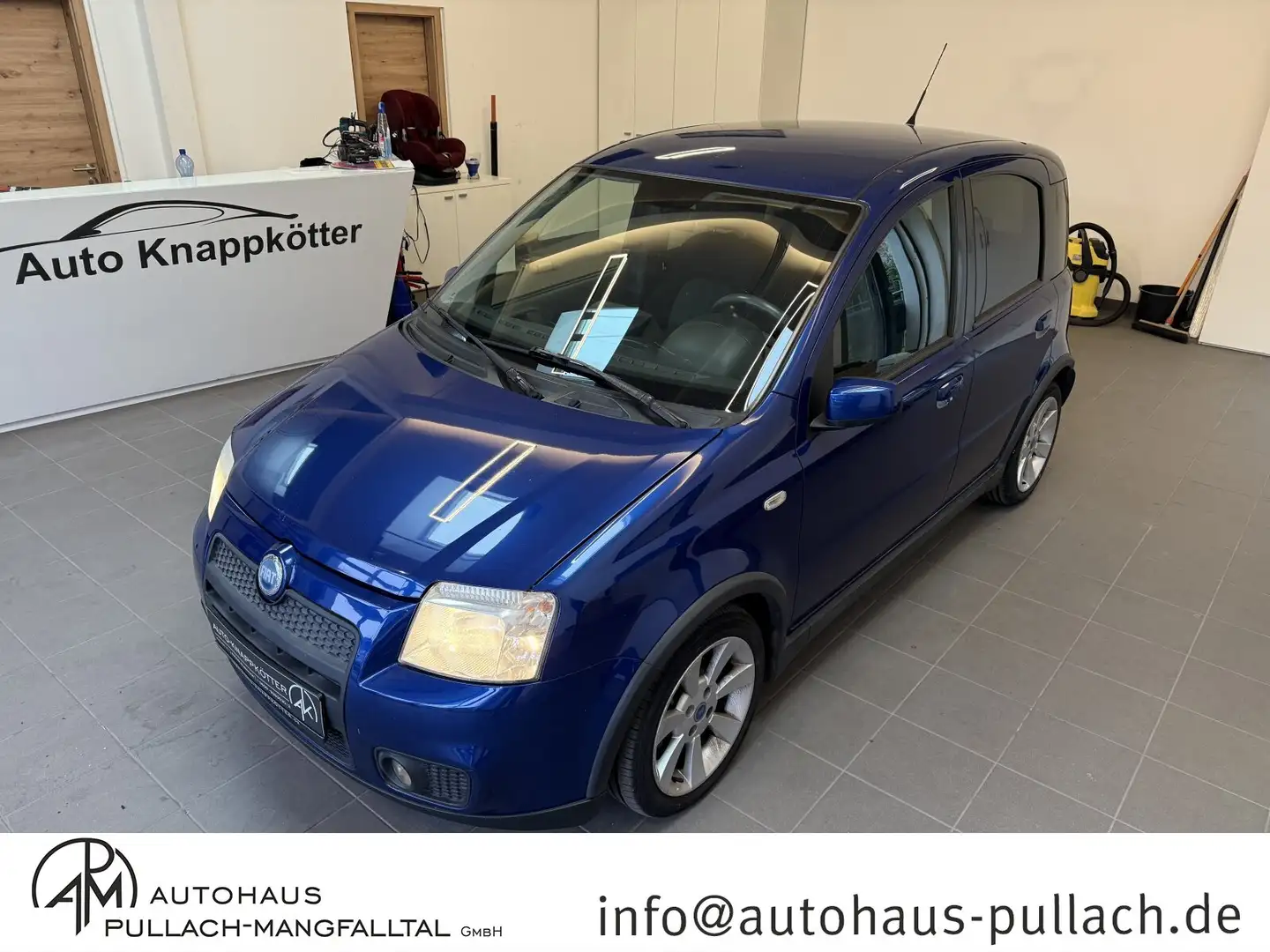 Fiat Panda Panda 100 HP Klima/BC/R-CD/eFH./NSW Blauw - 1