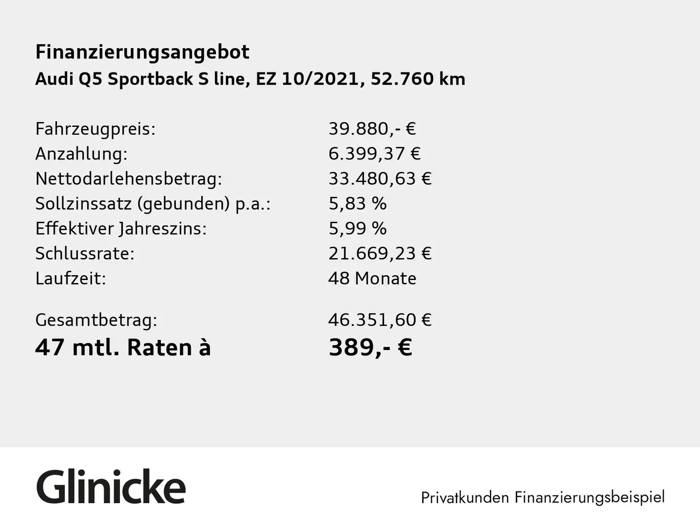 Audi Q5 55 TFSIe qu. S line AHK Matrix LM 2 Silber - 2