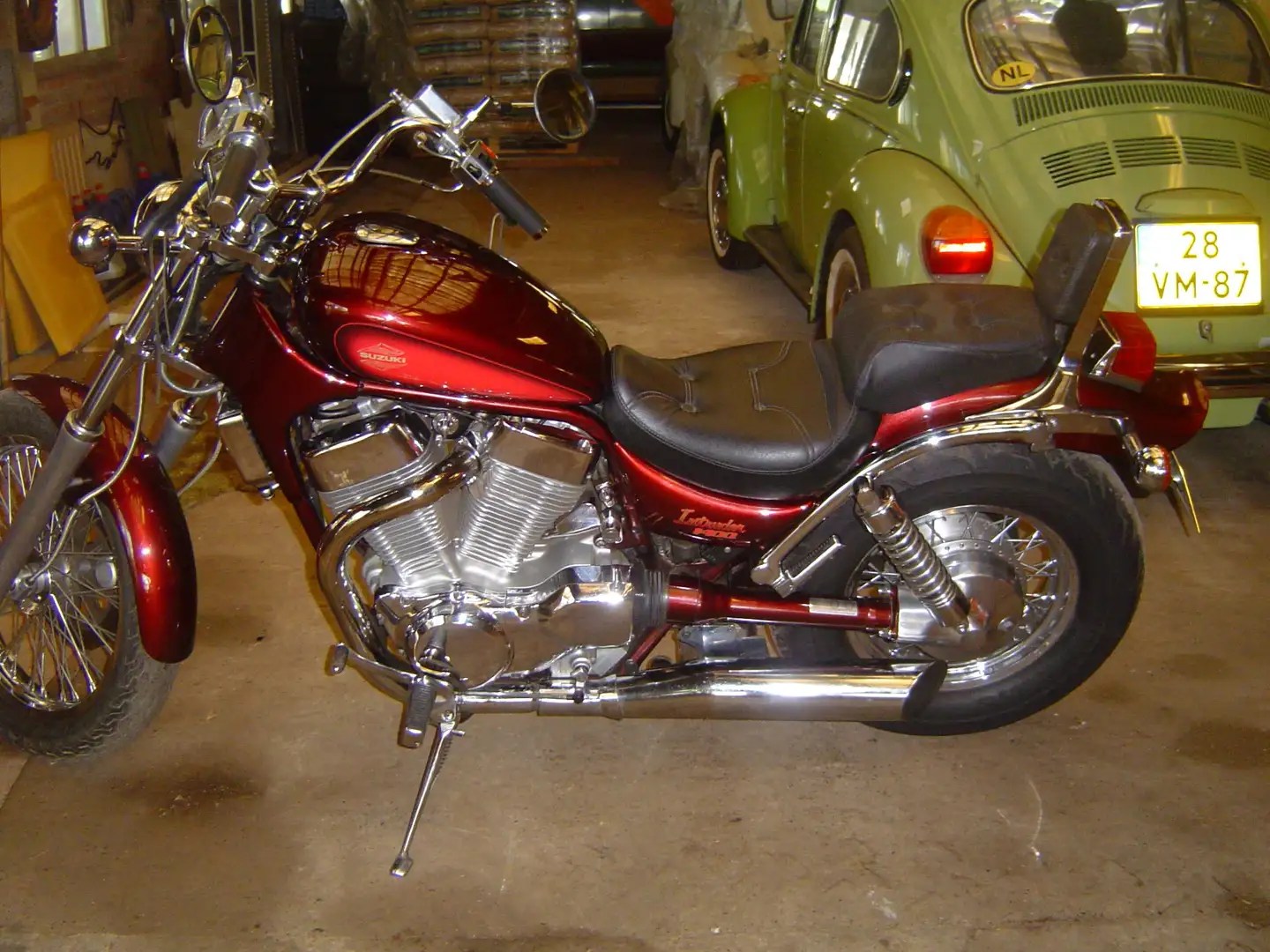 Suzuki VS 1400 custom Piros - 2