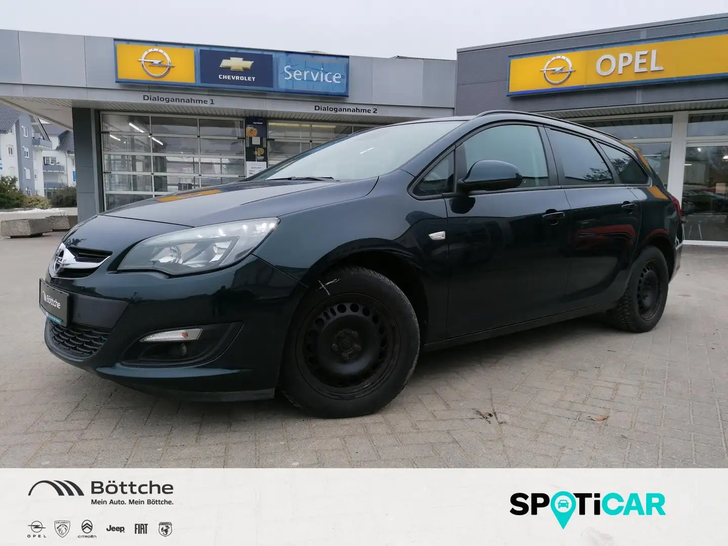 Opel Astra ST 1.4 Edition WKR/AHK/PDC/Navi/Shz/Klimaauto Grün - 1