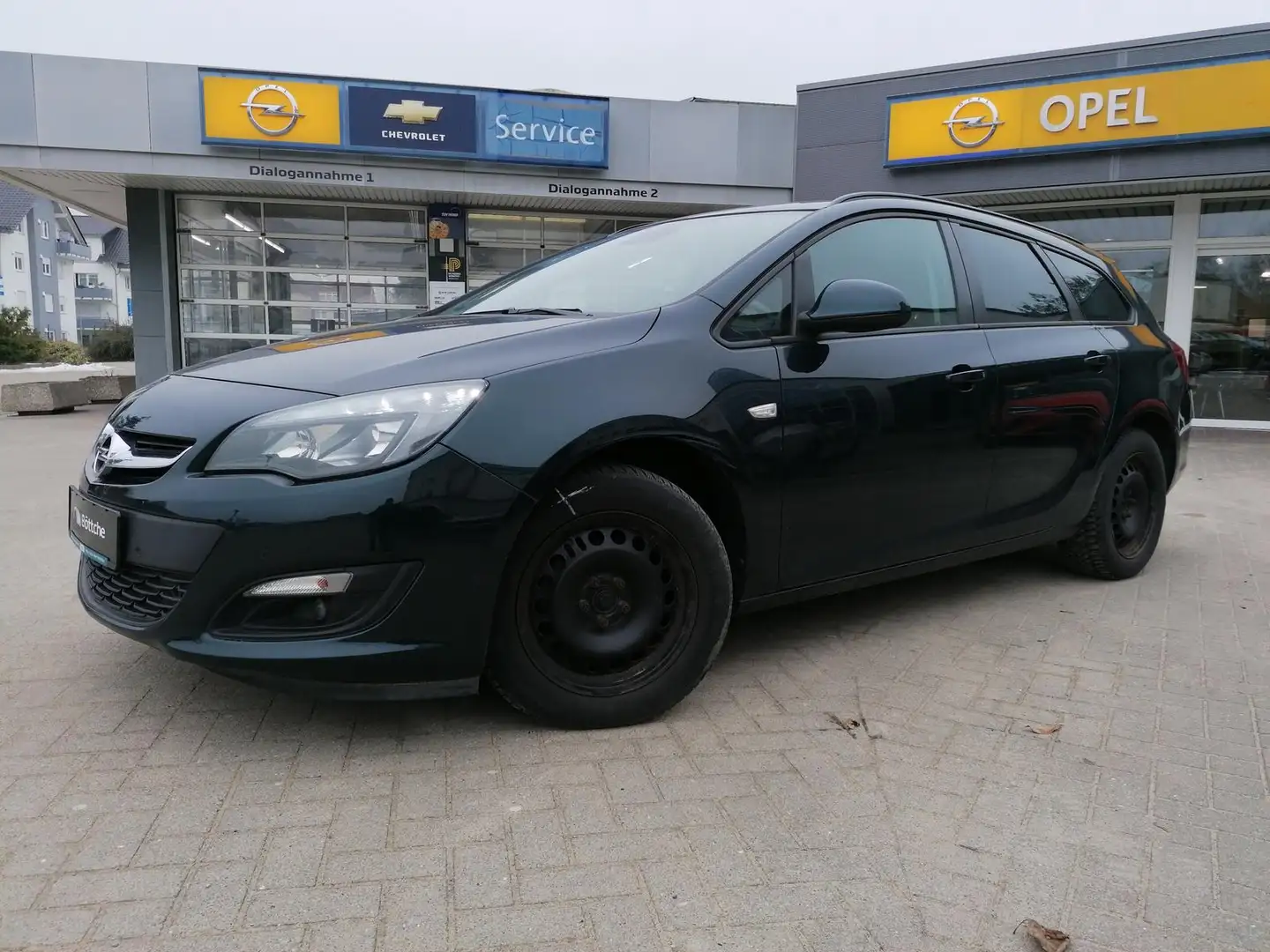 Opel Astra ST 1.4 Edition WKR/AHK/PDC/Navi/Shz/Klimaauto Grün - 2