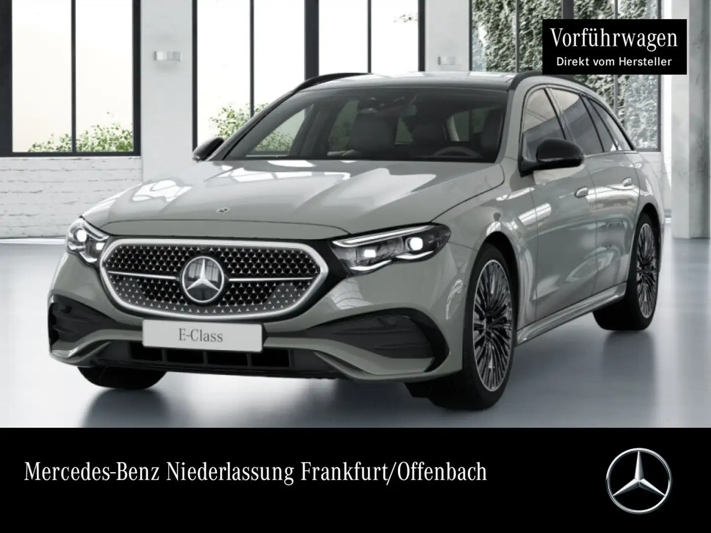 Mercedes-Benz E 450 d T 4M AMG Fahrass 360° Stdhzg Pano Distr. Grau - 1