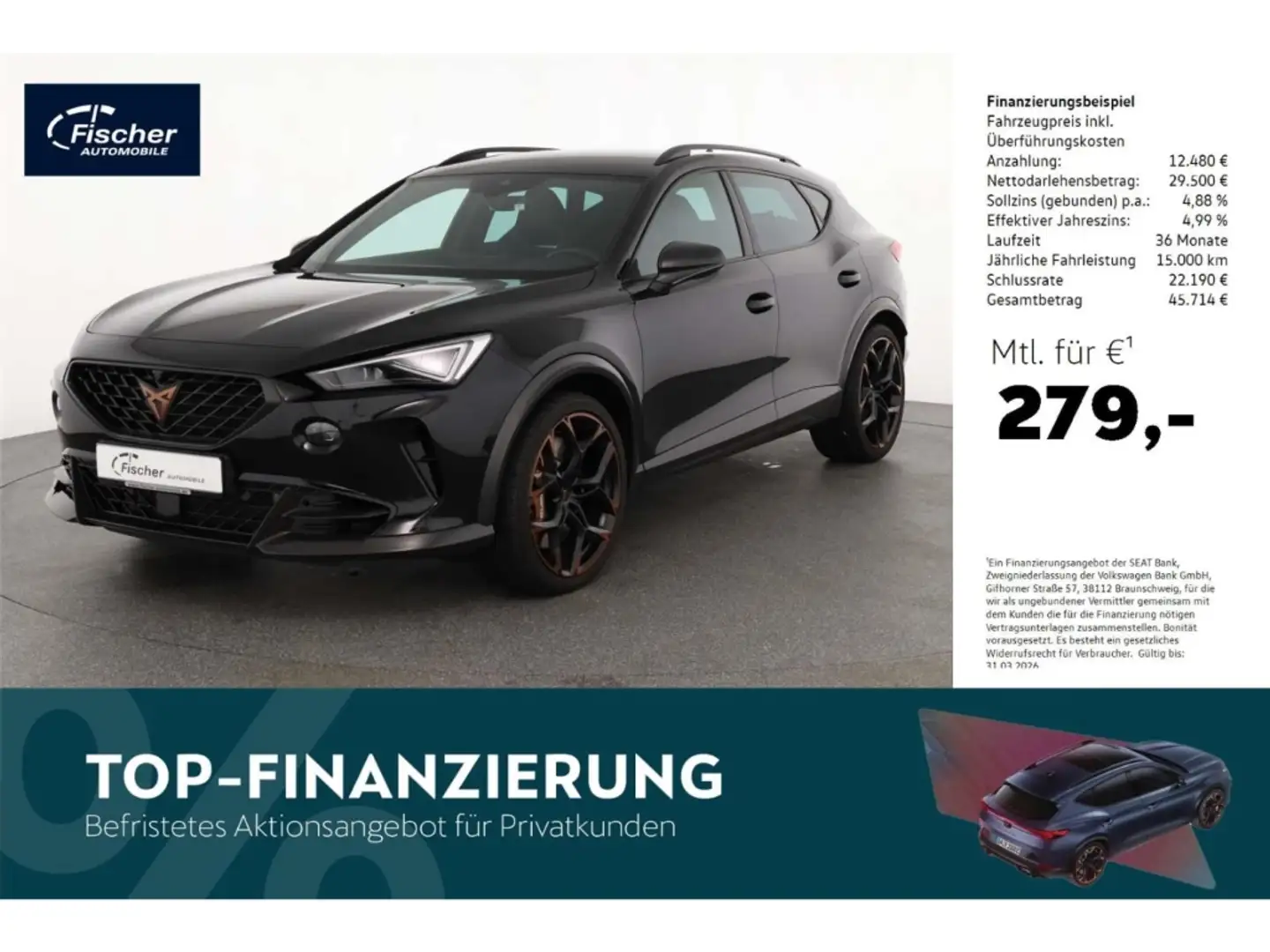 CUPRA Formentor 2.5 TSI 4Drive VZ5 Schwarz - 1