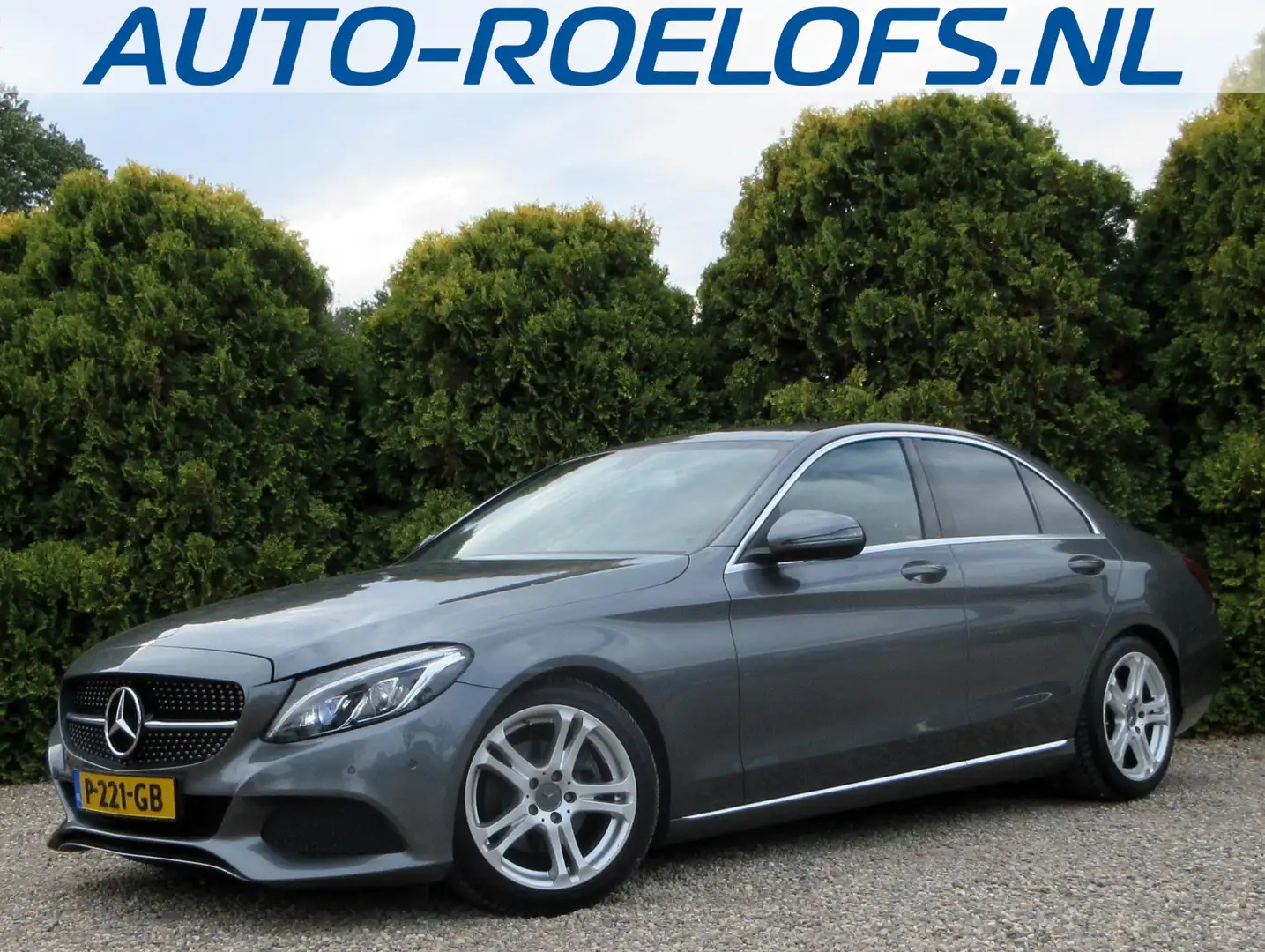 Mercedes-Benz C 180 Prestige Automaat*Navi*Trekhaak* Grijs - 1