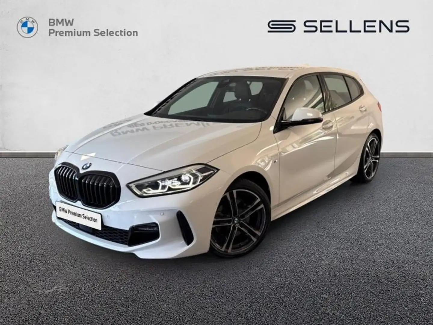 BMW 118 118iA 136ch M Sport DKG7 Blanc - 1