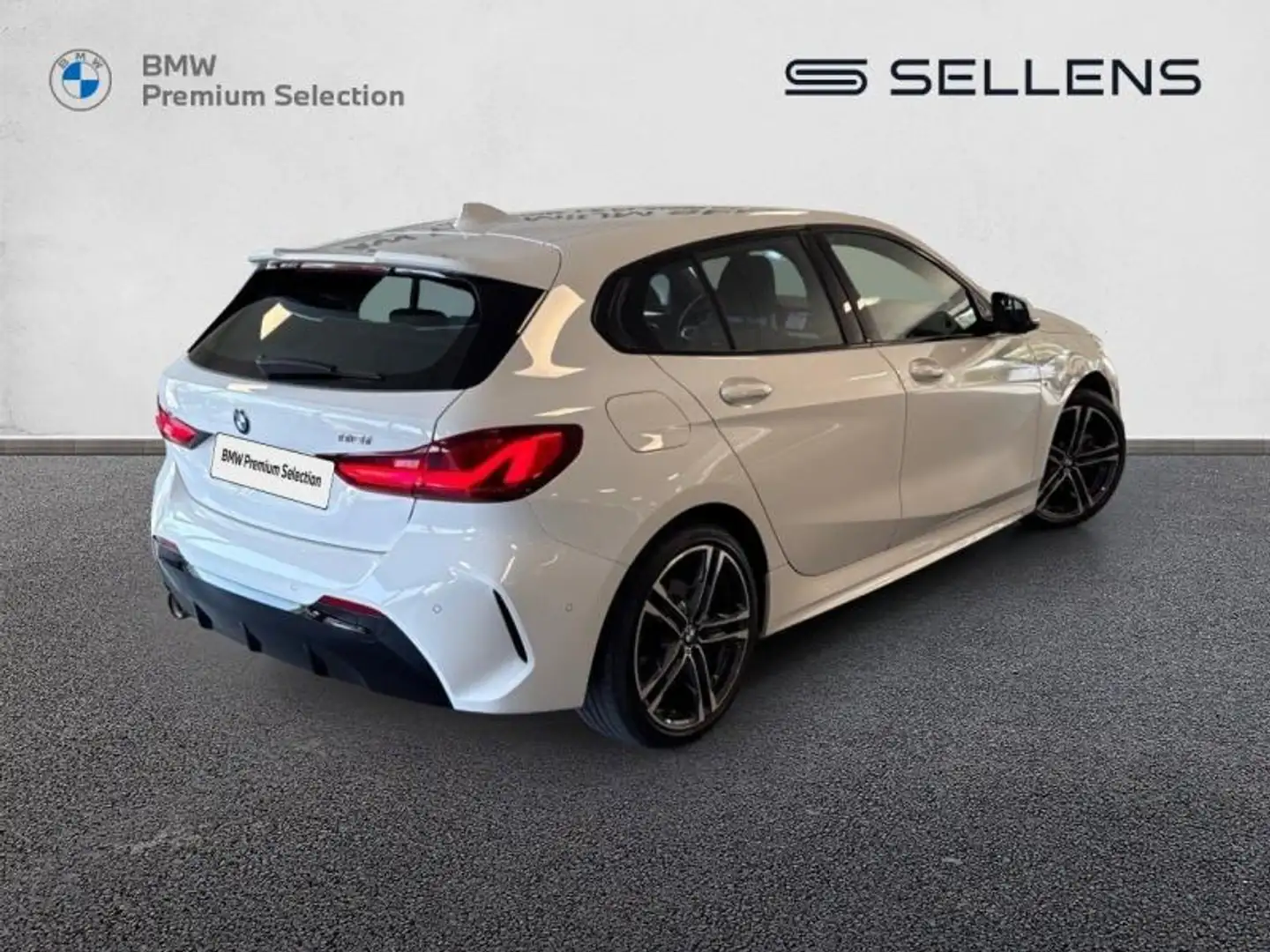BMW 118 118iA 136ch M Sport DKG7 Blanc - 2