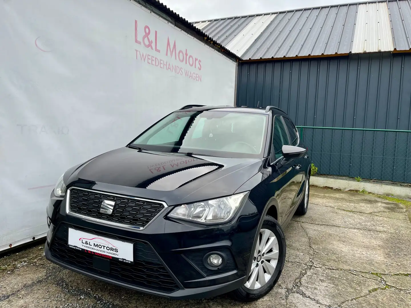 SEAT Arona 1.6 CR TDI Style*Navi Cruise Carplay Pdc *Euro6c Noir - 1