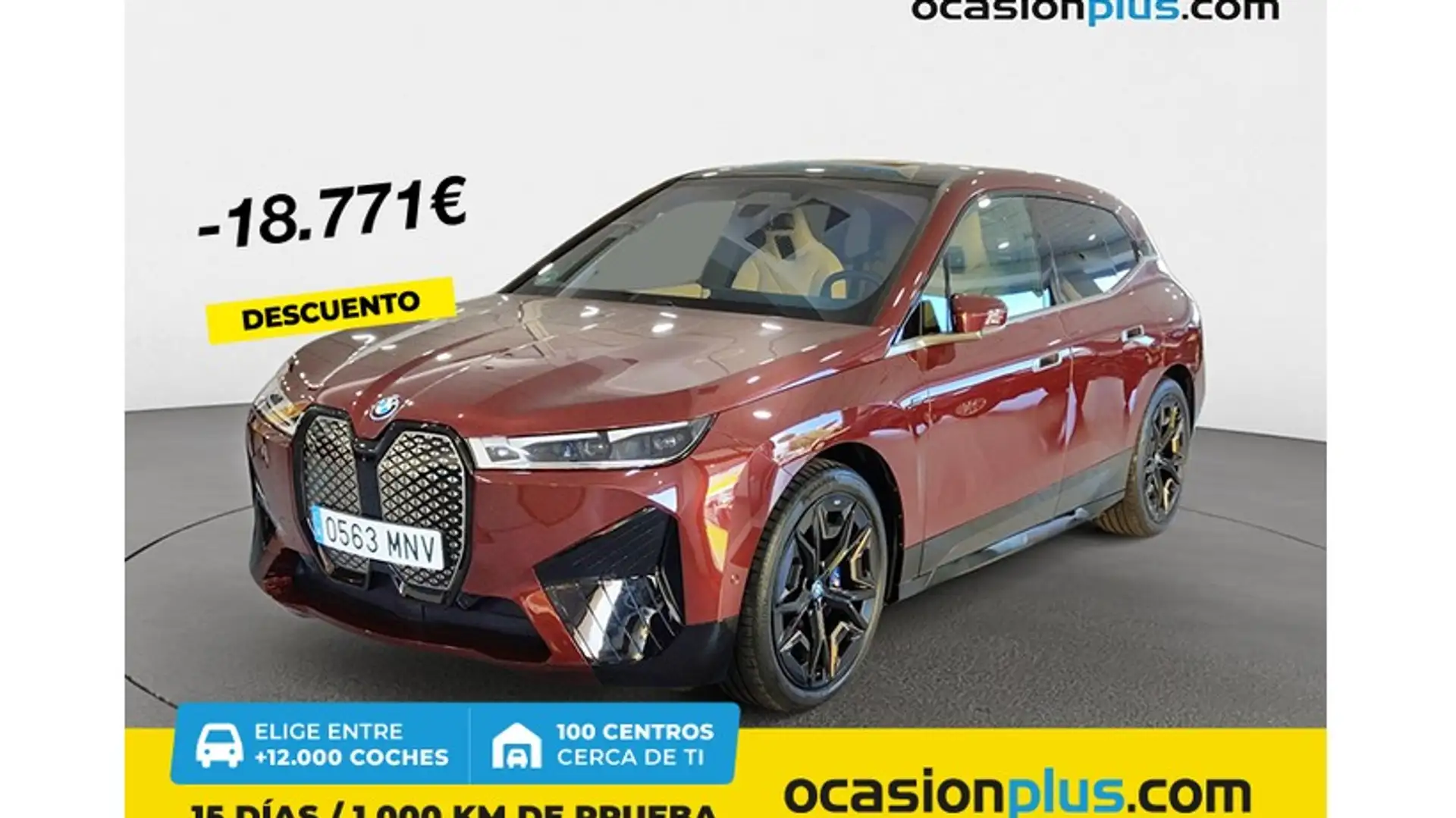 BMW iX M60 Rojo - 1