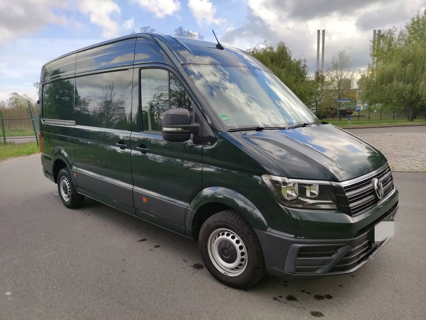 Volkswagen Crafter Kasten 35 mittellang Hochdach FWD Grün - 2
