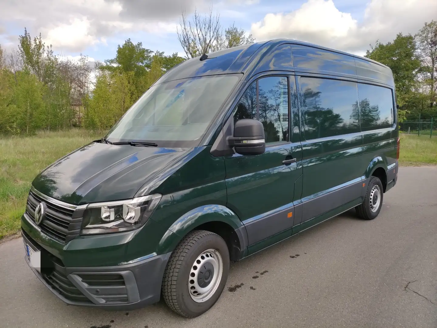 Volkswagen Crafter Kasten 35 mittellang Hochdach FWD Grün - 1