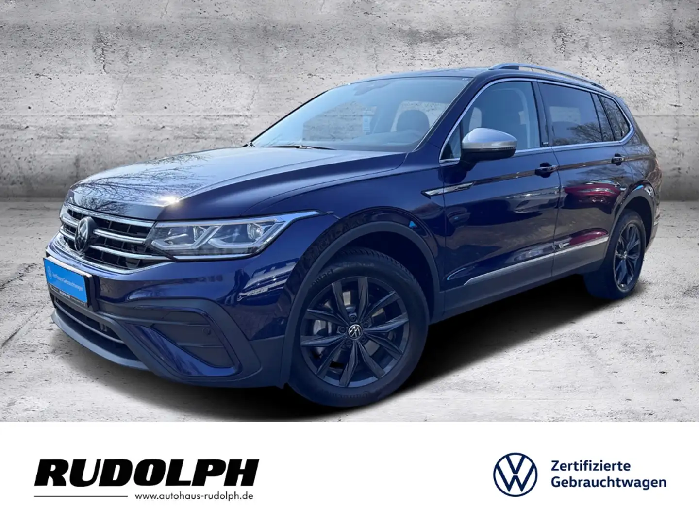 Volkswagen Tiguan Allspace 2.0 TDI Move 4Motion DSG LED Navi AHK SHZ ACC Fern Blau - 1