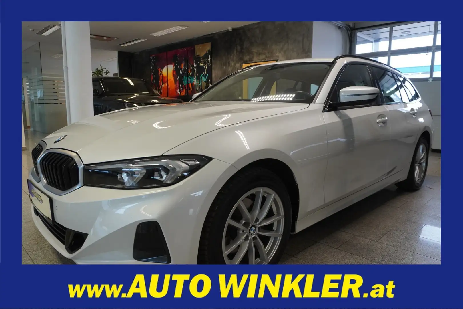 BMW 320 d xDrive Aut. MY24/LED/HeadUp/Navi Weiß - 1
