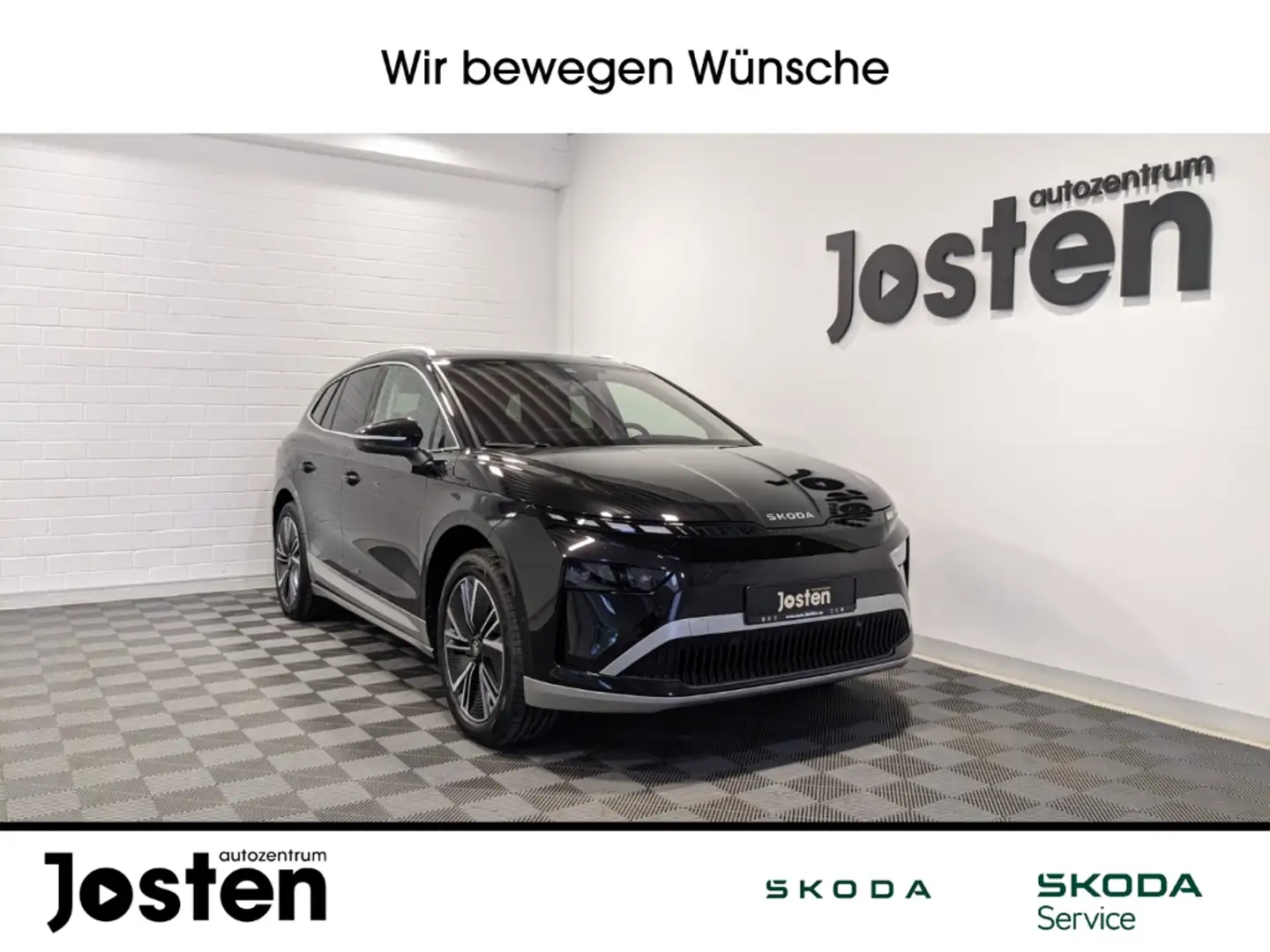 Skoda Enyaq 85 MAXX AHK Lounge Pano DCC ACC Matrix 360 Black - 1