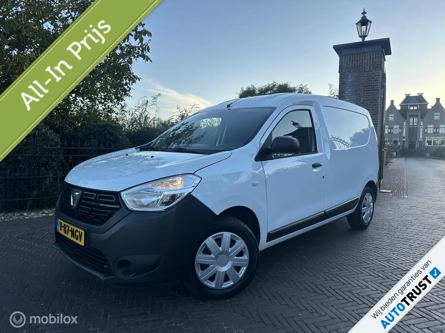 Dacia Dokker bestel 1.6 SCE 100 LPG/BENZINE Navi GARANTIE Blanc - 1