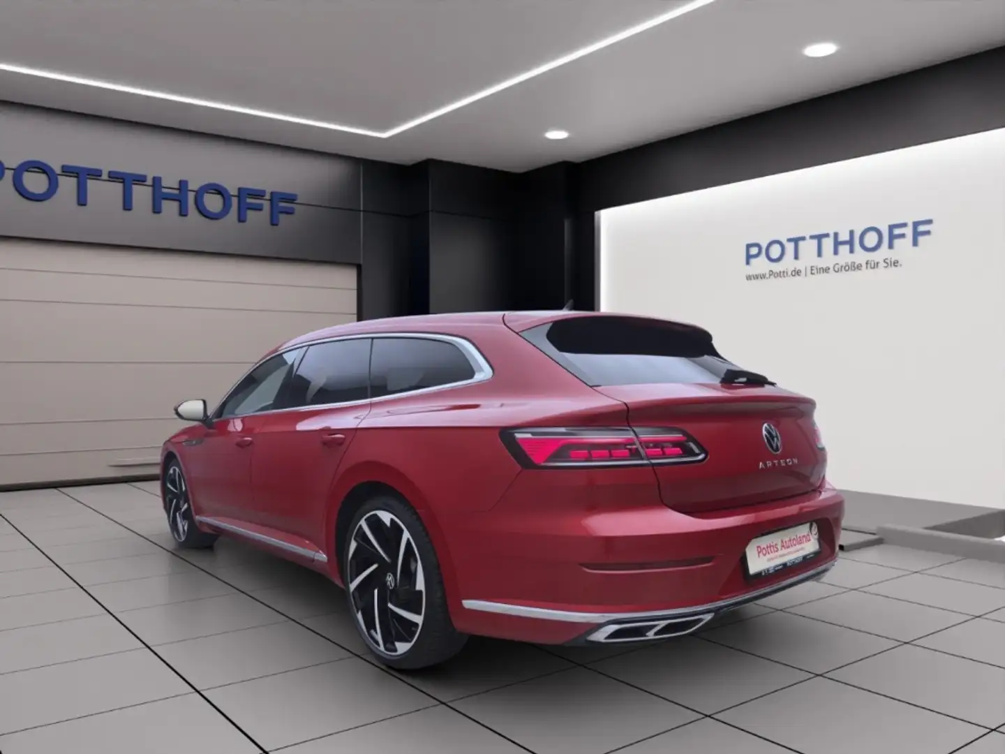 Volkswagen Arteon Shooting Brake 2.0 TDI DSG R-LINE STANDHZG NAVI DC Rot - 2