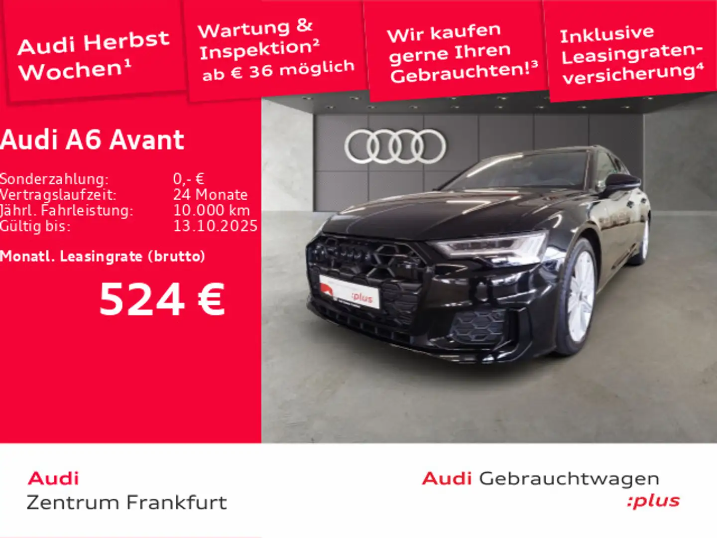 Audi A6 55 TFSI e quattro S tronic S line HD Ma Schwarz - 1