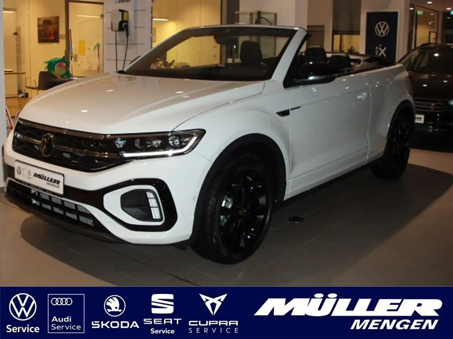 Volkswagen T-Roc Cabriolet R-Line Navi/KAMERA/LEDER/LED Wit - 1