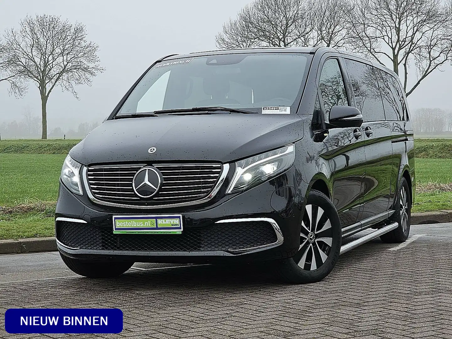 Mercedes-Benz EQV 300 L3 90 kWh 8Pers Leer EX BTW Zwart - 2