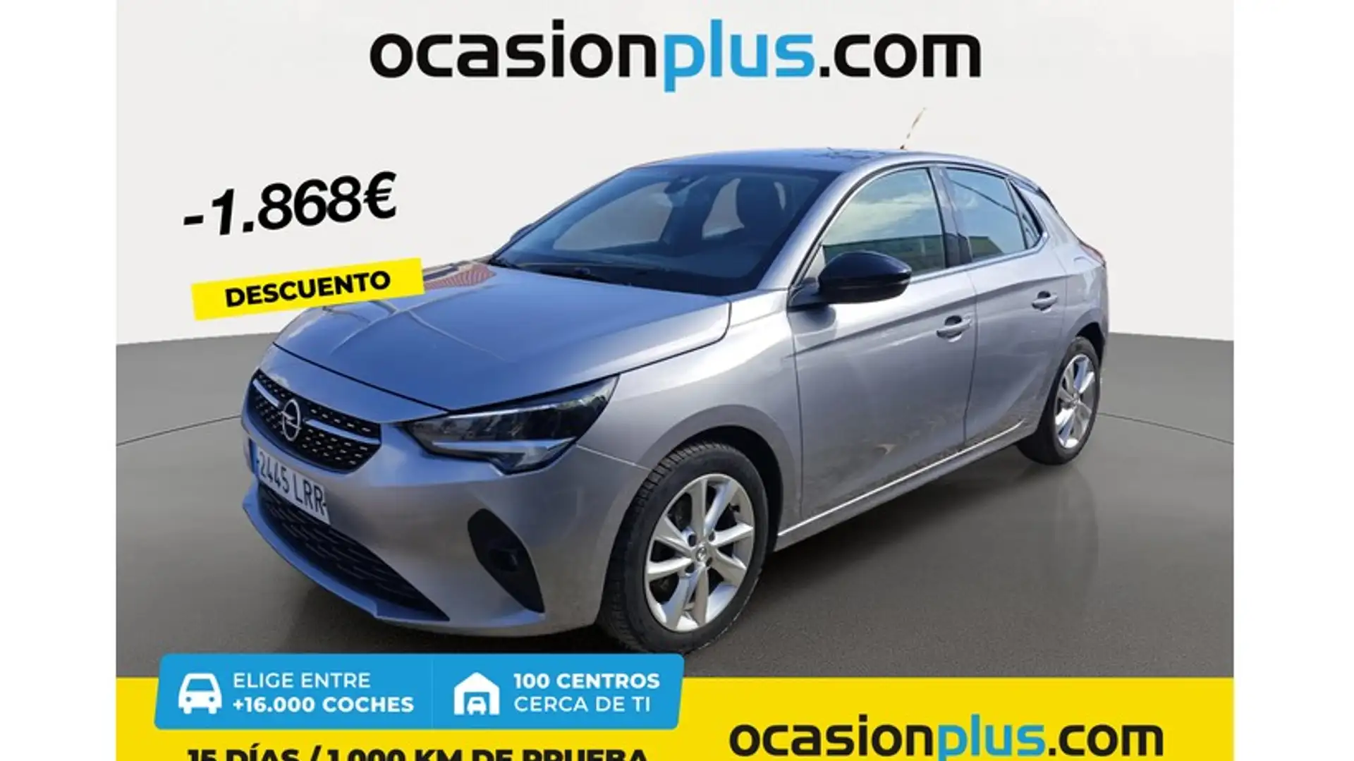 Opel Corsa 1.2T XHT S/S Elegance AT8 100 Gris - 1