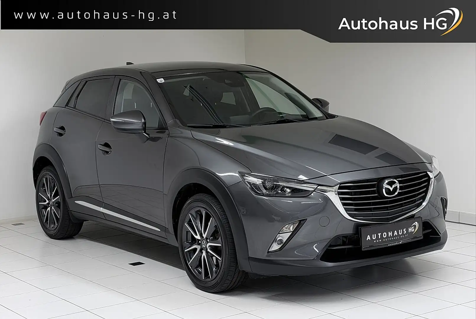 Mazda CX-3 G120 Revolution*HUD*KEYLESS*R-KAMERA*TOT-WINKEL* Grau - 1