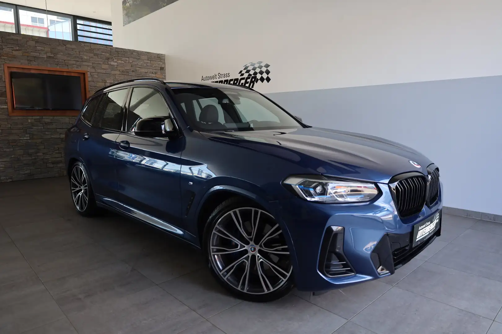 BMW X3 M 40d Head-Up Standhzg. Blau - 1