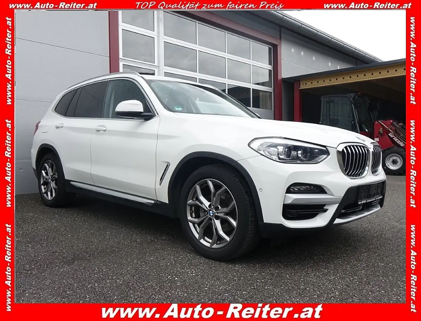 BMW X3 xDrive 20d Aut. *LED, NAVI, TEILLEDER, AHK* Weiß - 1