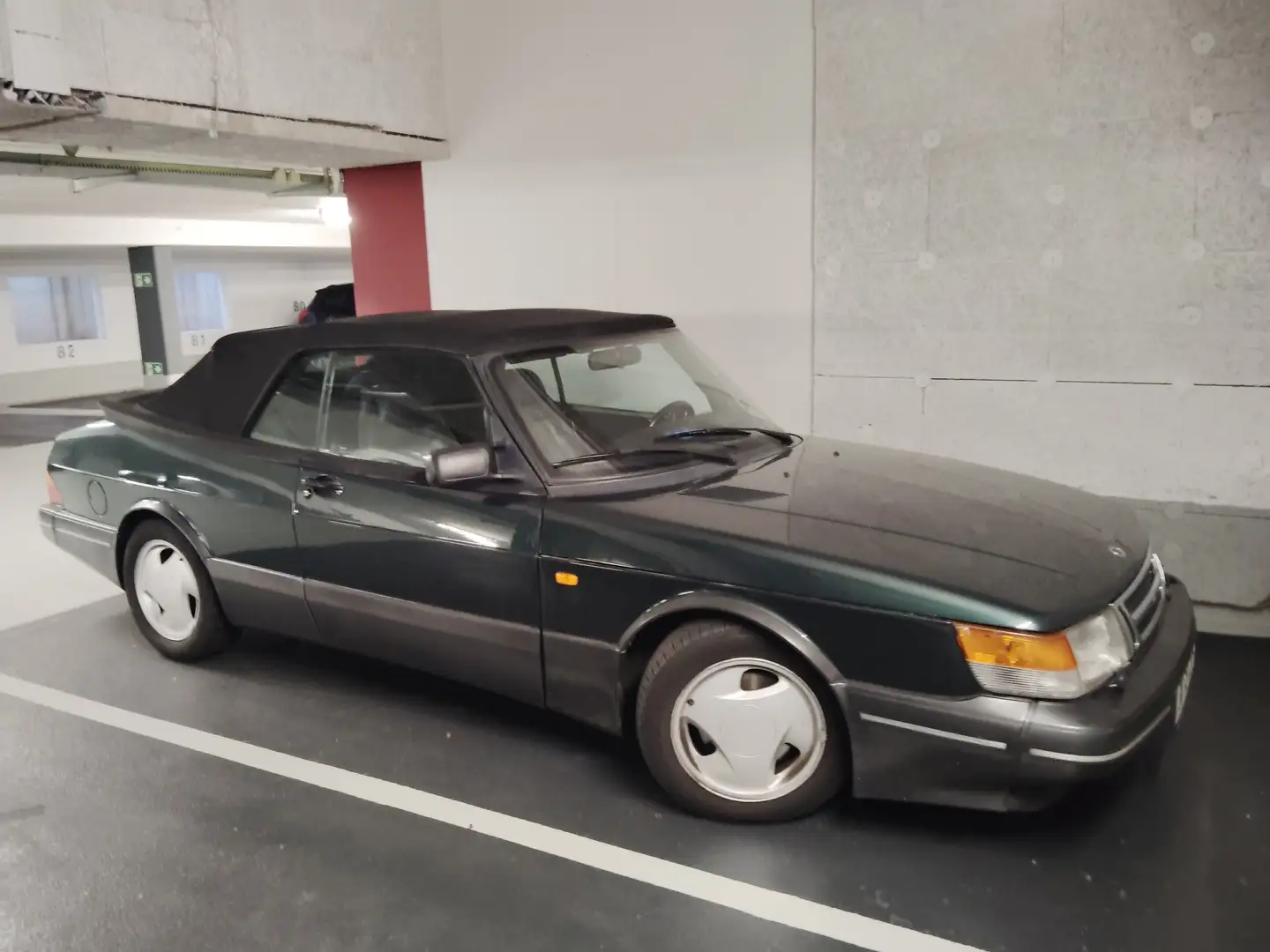 Saab 900 900 Cabrio turbo 16 Grün - 1