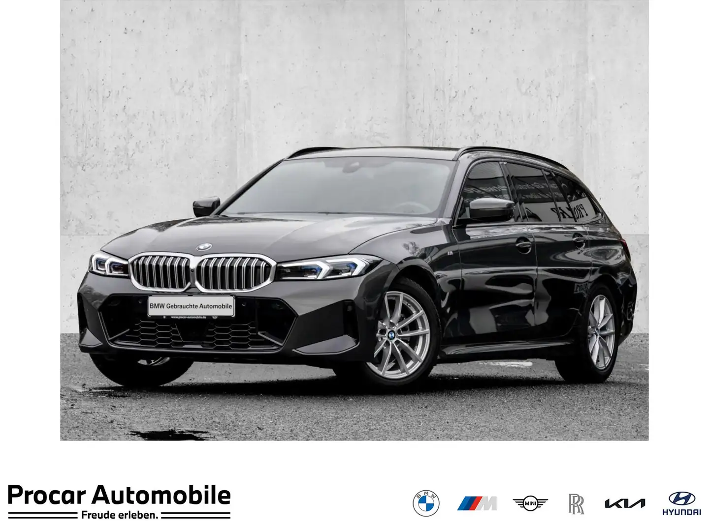 BMW 320 i M SPORT+ACC+HuD+DA+360°+HiFi Grau - 1