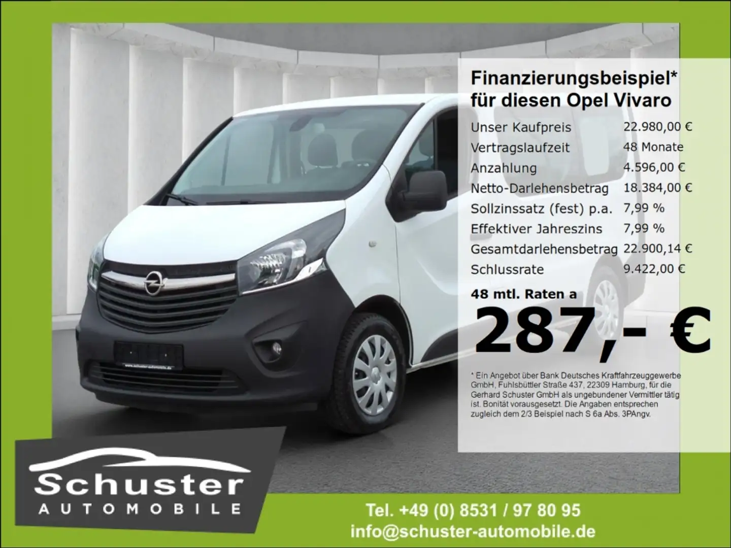 Opel Vivaro Rollstuhlrampe 6-Sitzer 1.6D*R-Kam Tempom Weiß - 1