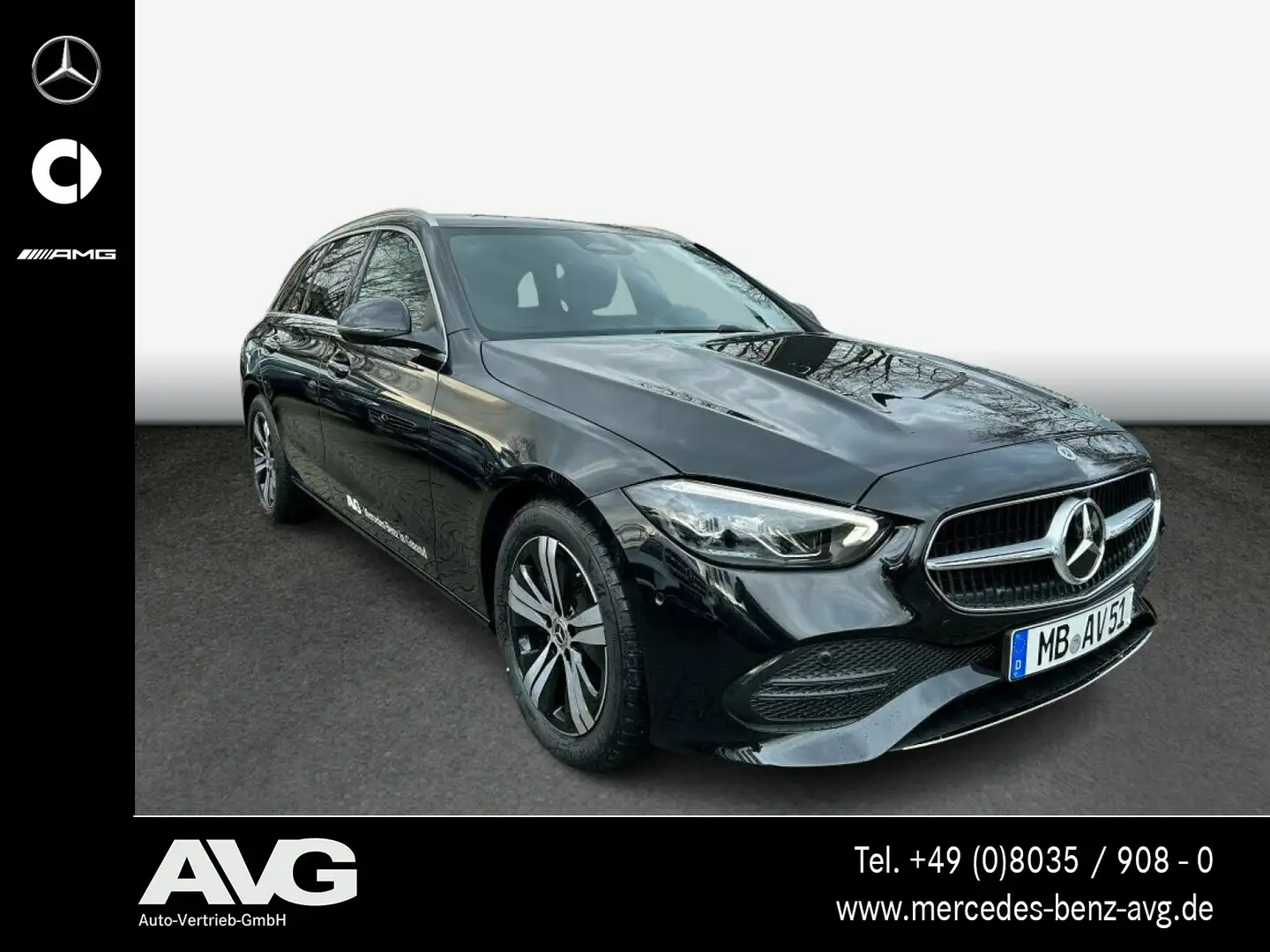Mercedes-Benz C 220 C 220 d T Avantgarde AHK Memory Distronic 360° Noir - 2