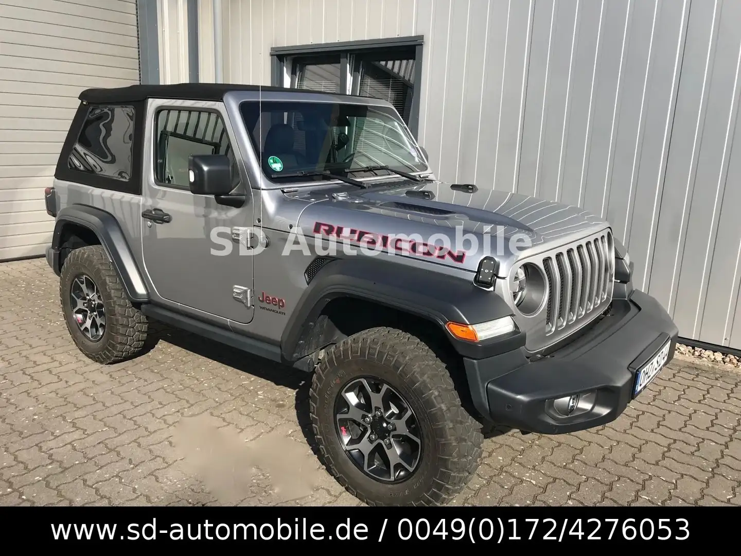 Jeep Wrangler 2.0 T-CGI Rubicon JL LEDER+LED+BESTOP Plateado - 1
