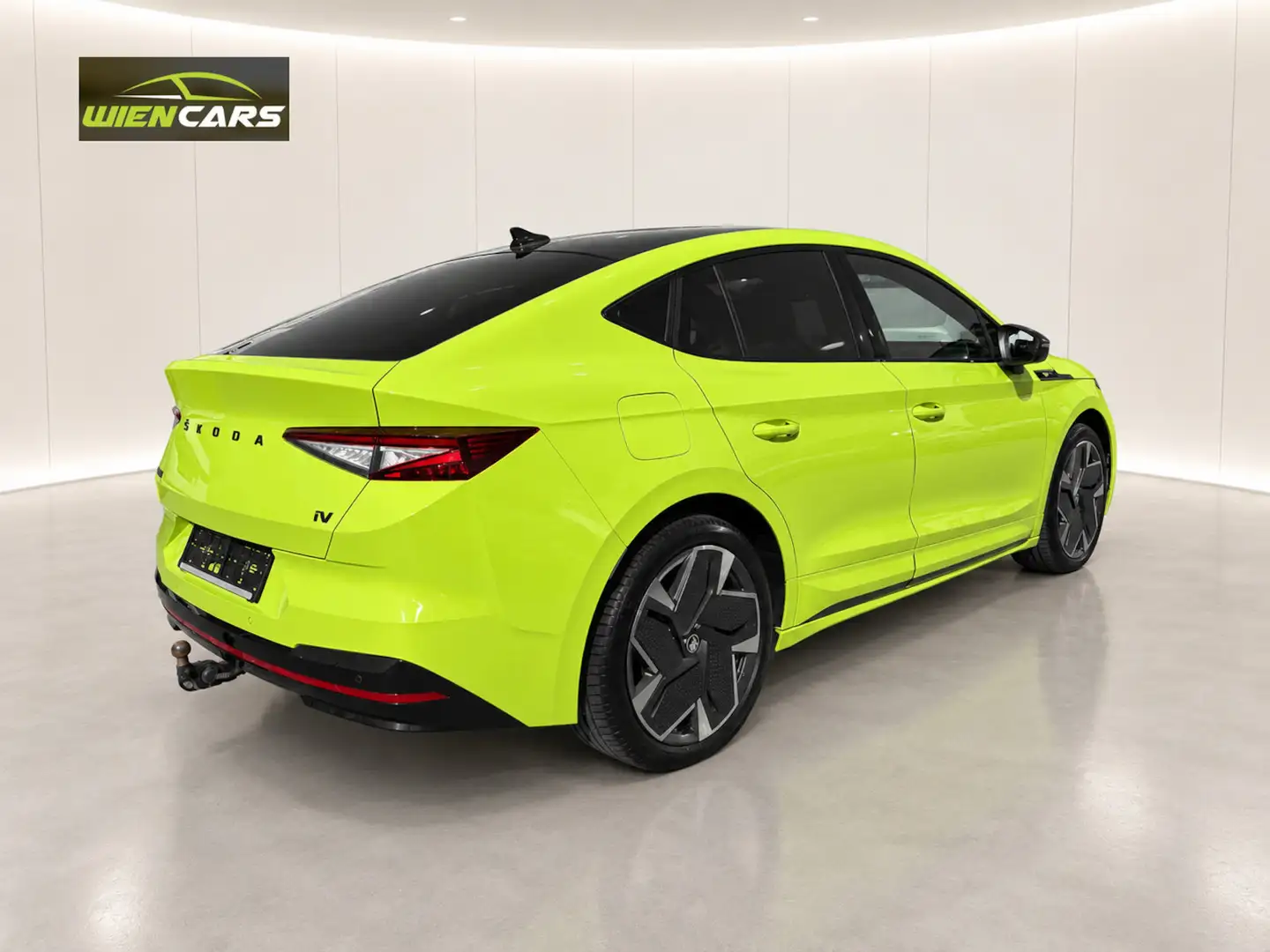 Skoda Enyaq Coupé RS iV Lounge 4x4*WÄRMEPUMPE*PANO*MATRIX*AHK* Grün - 2