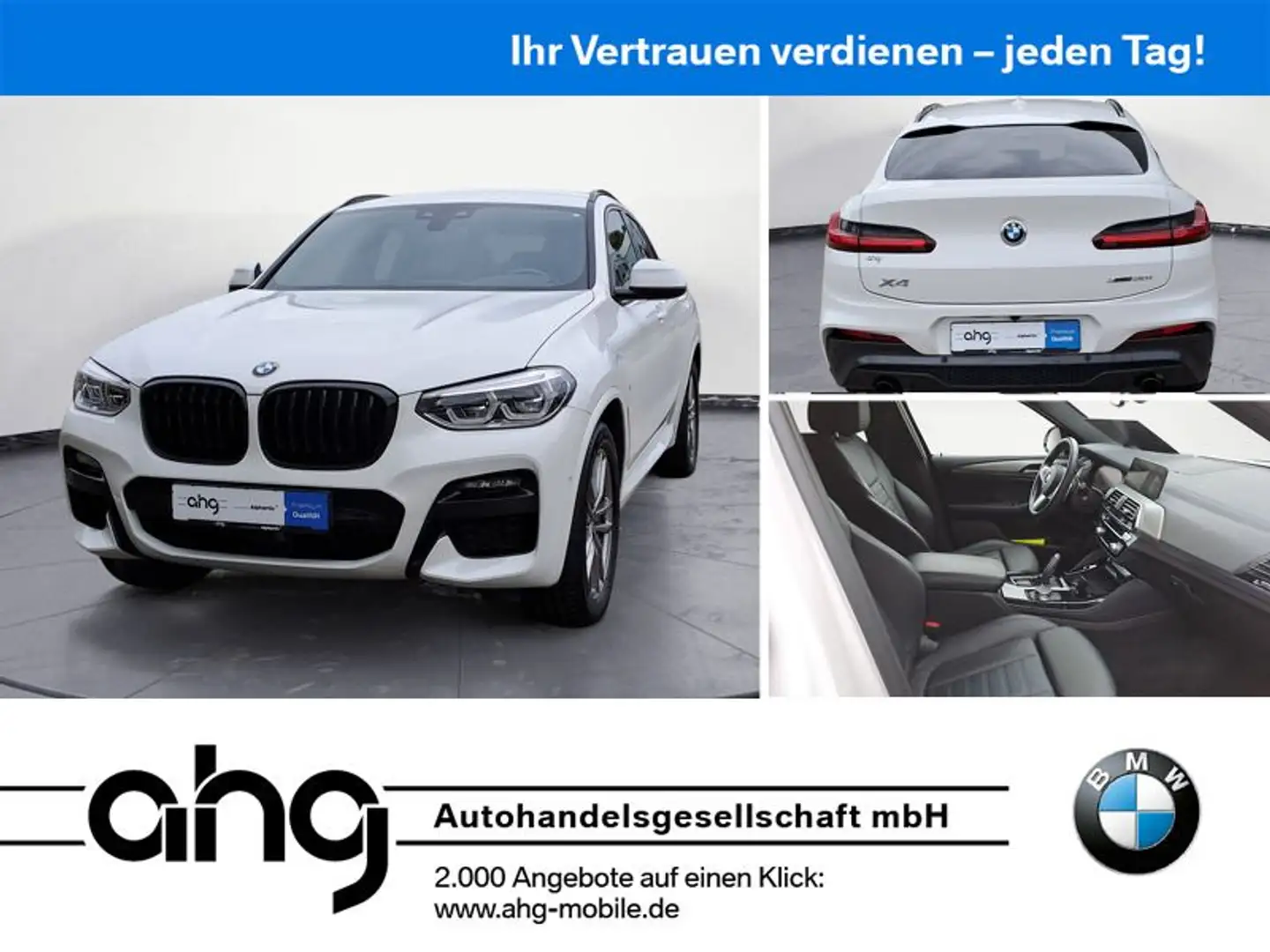 BMW X4 M X4 xDrive30i AT M Sport Innovationsp. Sport Aut. Weiß - 1