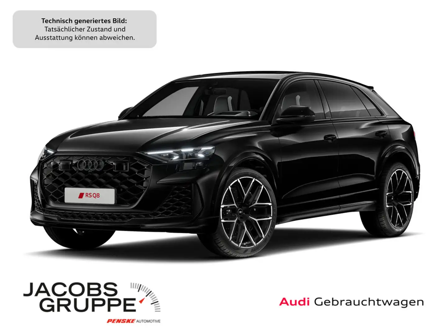 Audi RS Q8 4.0 TFSI quattro Navi,HD-Matrix,AHK,HUD Schwarz - 1