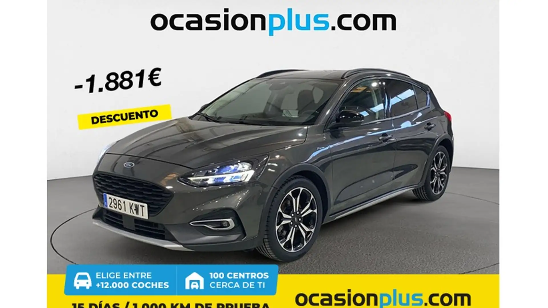 Ford Focus 1.0 Ecoboost Active 125 Gris - 1
