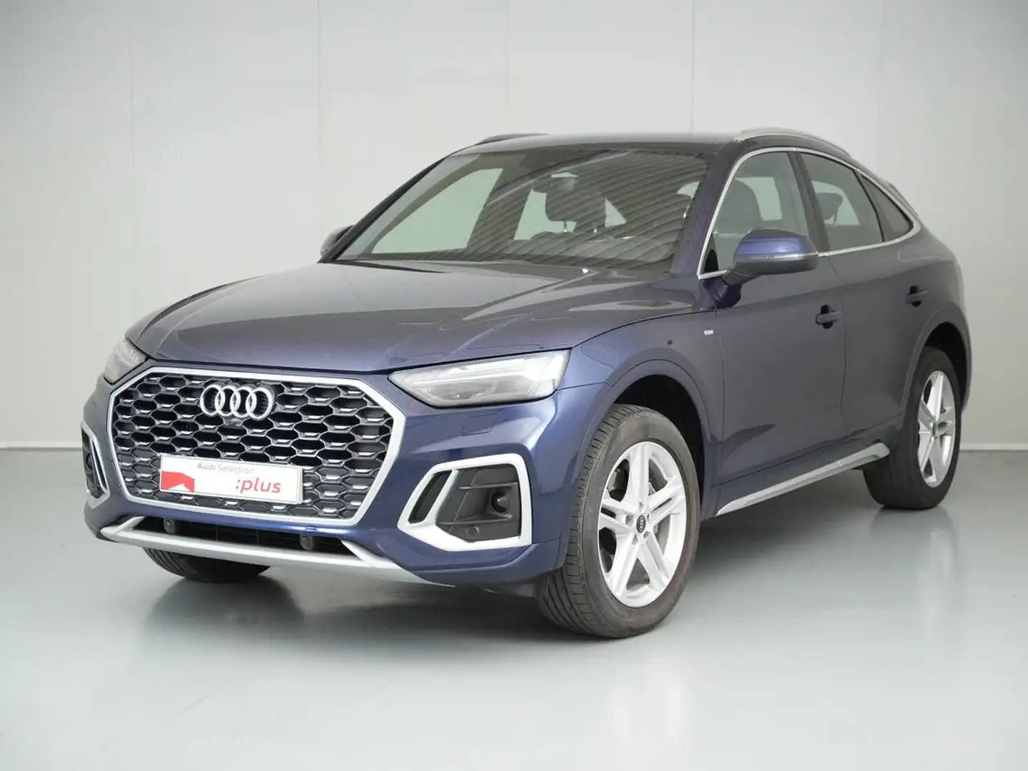 Audi Q5 Sportback 40 TDI quattro-ultra S line S tronic 150 Blauw - 1