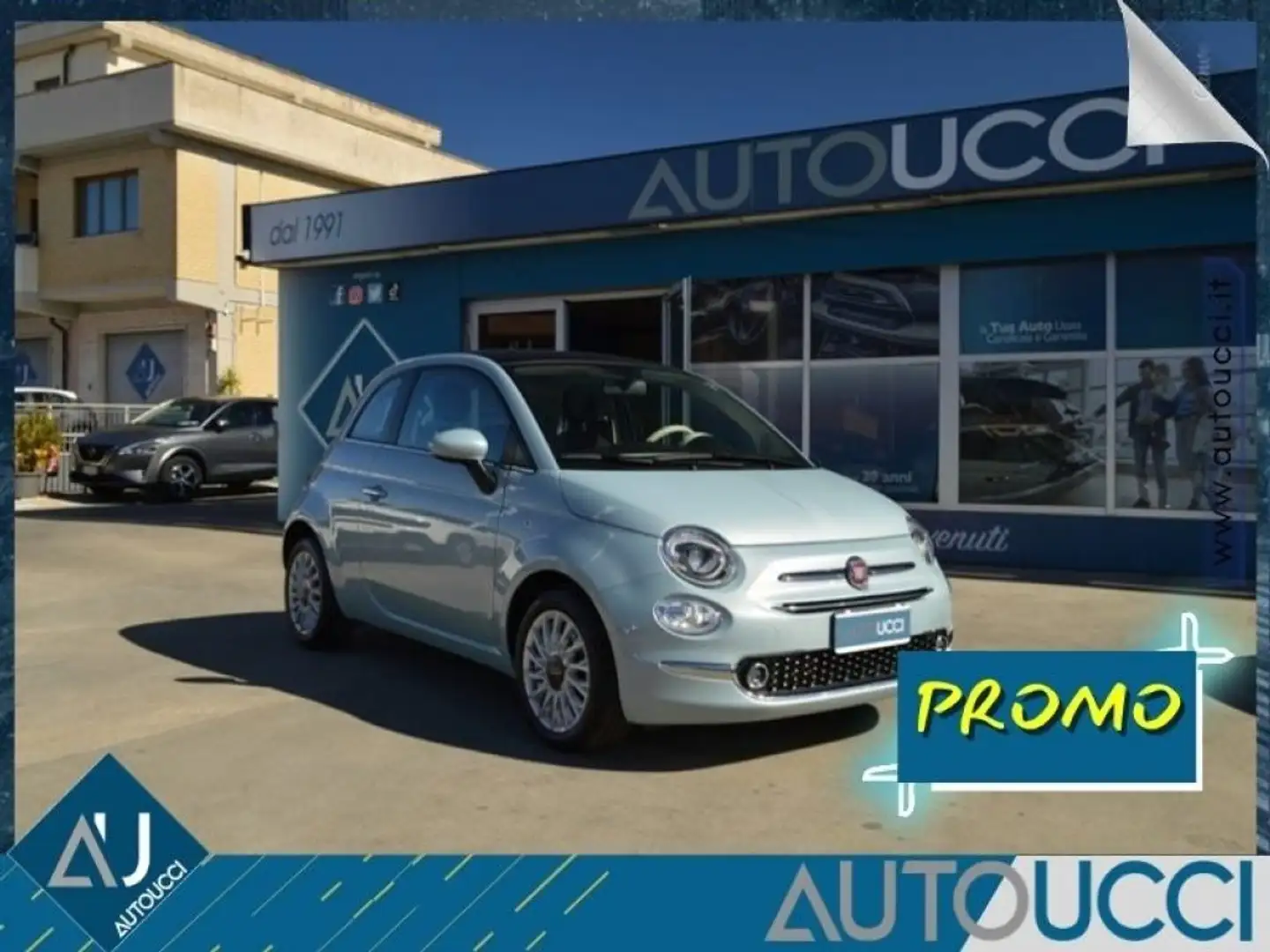 Fiat 500 1.0 Hybrid Dolcevita Vert - 1
