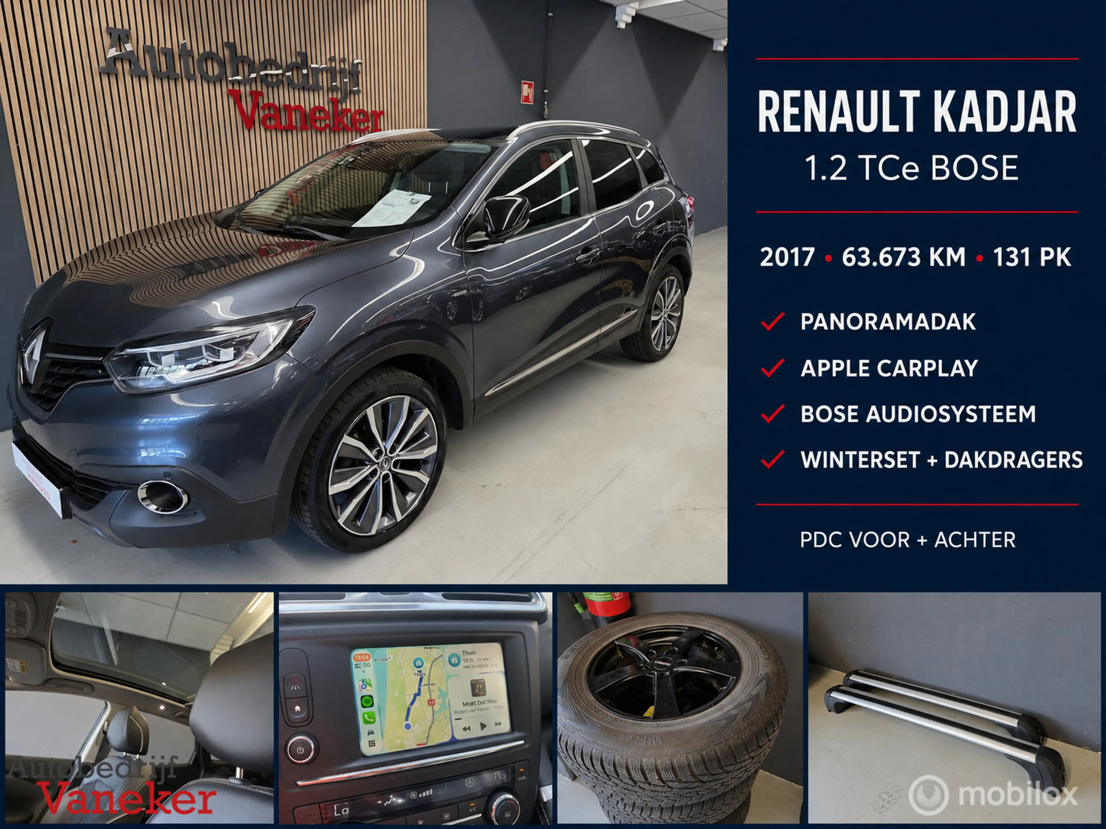 Renault Kadjar 1.2 TCe Bose | Panorama | CarPlay | Winterset — photo 2