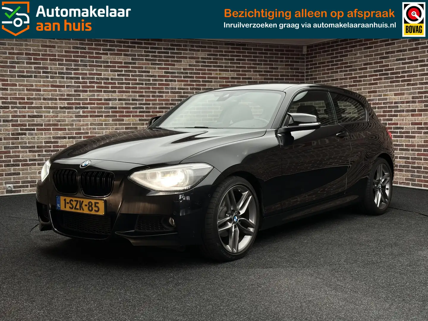 BMW 114 1-serie 114i Upgrade Edition M-Sport | Xenon| Leer Zwart - 1